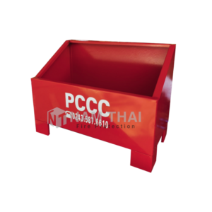 kệ 3 bình chữa cháy 300x600x200mm, chân 50mm-2