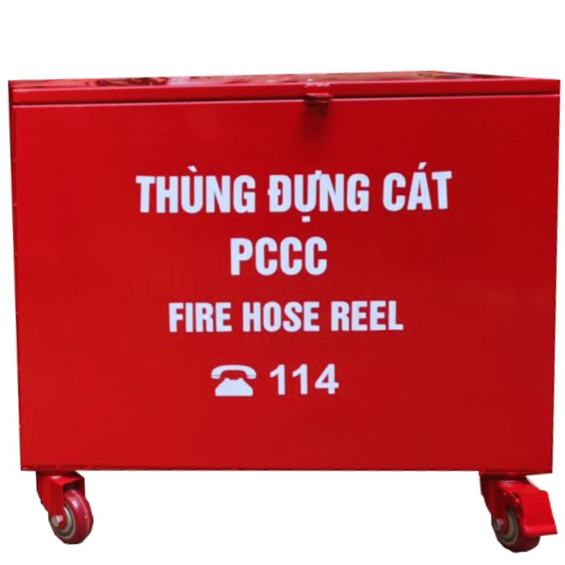 thùng đựng cát chữa cháy