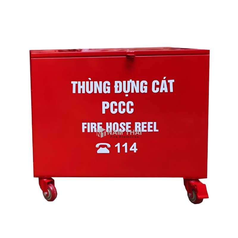 thùng đựng cát chữa cháy