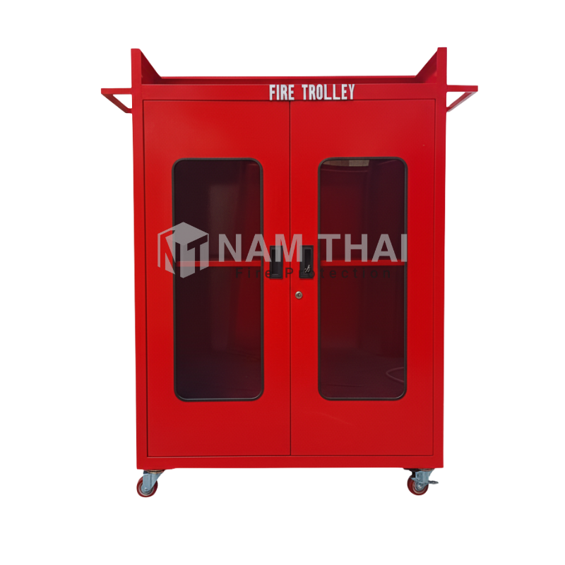 Tủ Đựng Thiết Bị Chữa Cháy Có Bánh Xe 1200x1000x400 mm