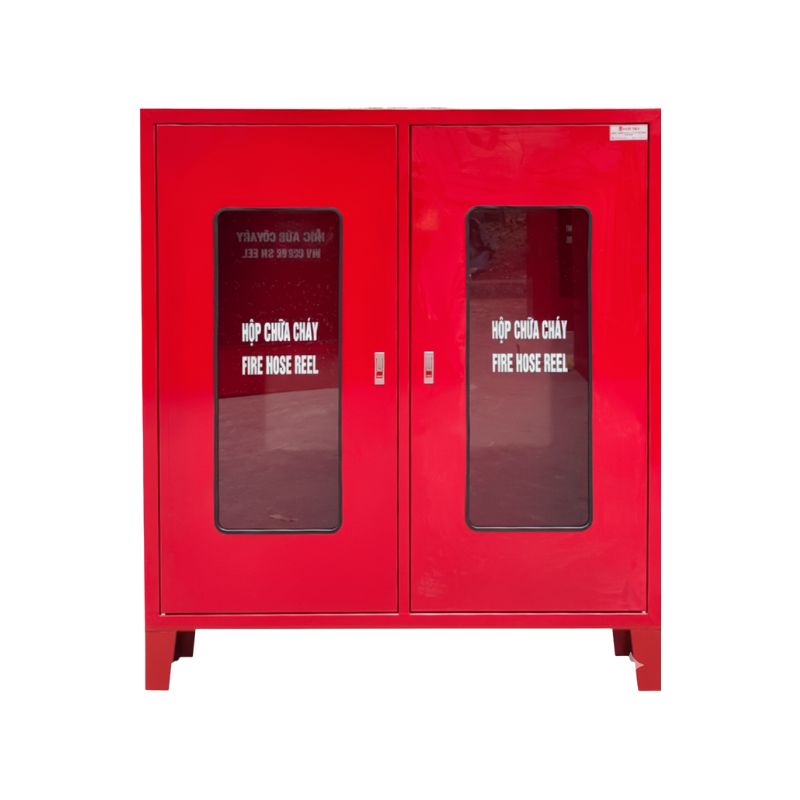 Tủ Đựng Thiết Bị PCCC 1200x1200x400mm,chân 100mm