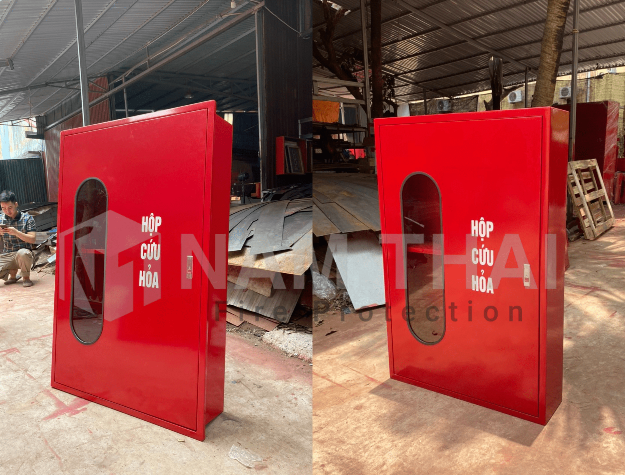 So sánh Tủ Chữa Cháy Nổi và Âm Tường