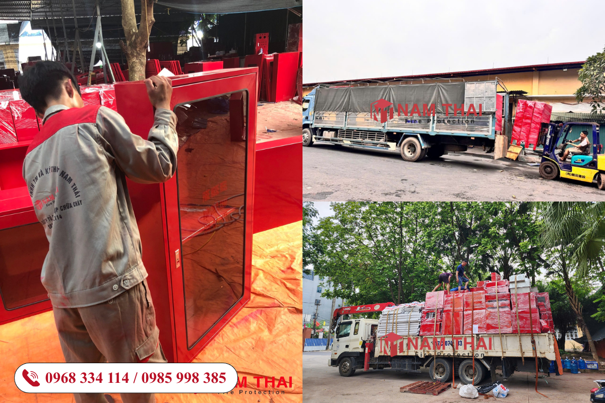 Tổng quan nhà máy sản xuất vỏ tủ chữa cháy của PCCC Nam Thái tại Hà Nội