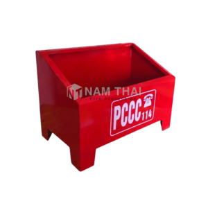 Kệ 2 bình chữa cháy 300x400x200mm, chân 50mm-2