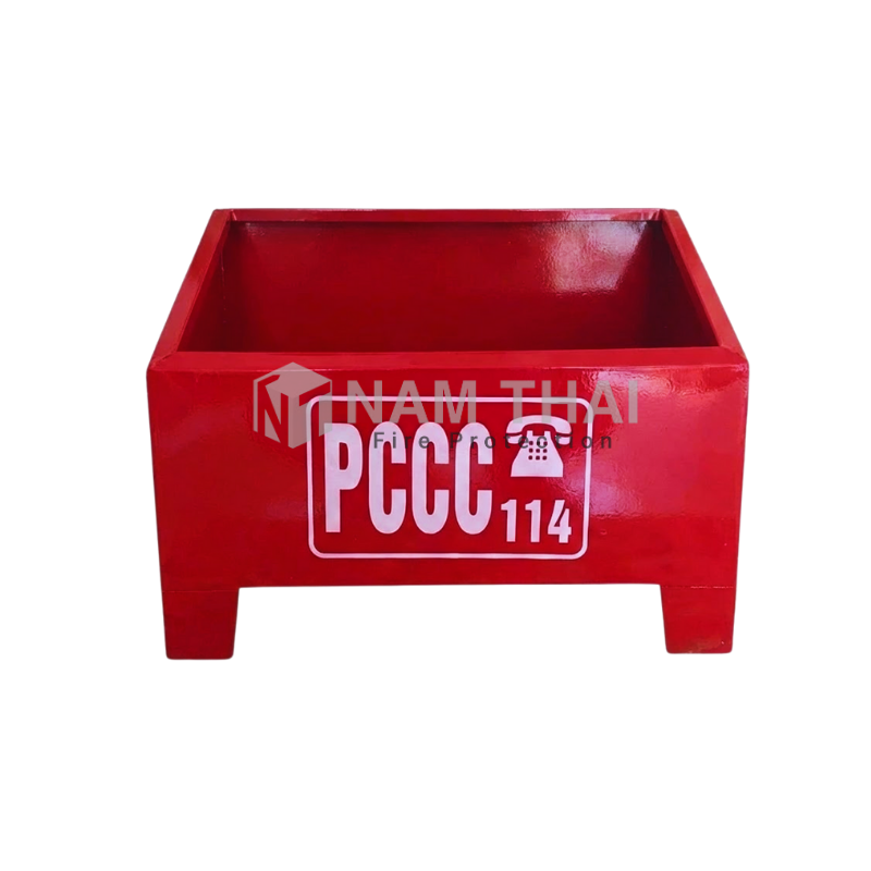 Kệ 2 bình chữa cháy 300x400x200mm, chân 50mm