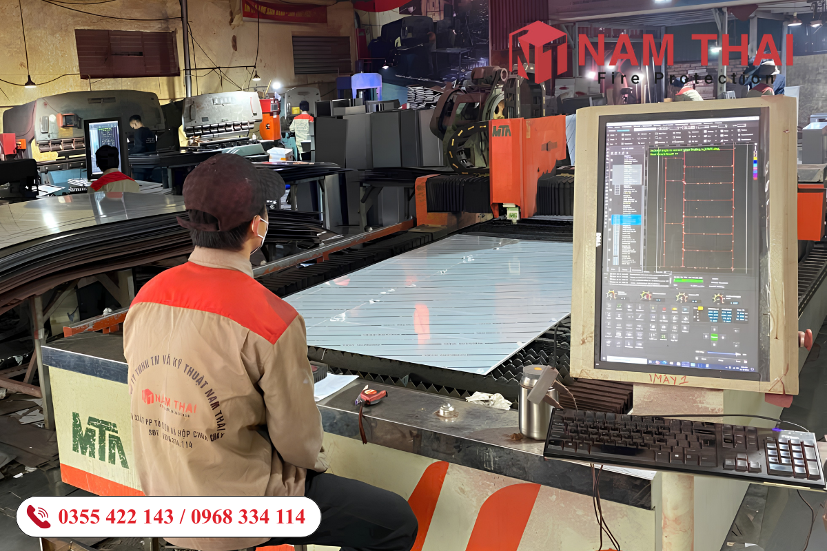 Cắt laser tủ chữa cháy